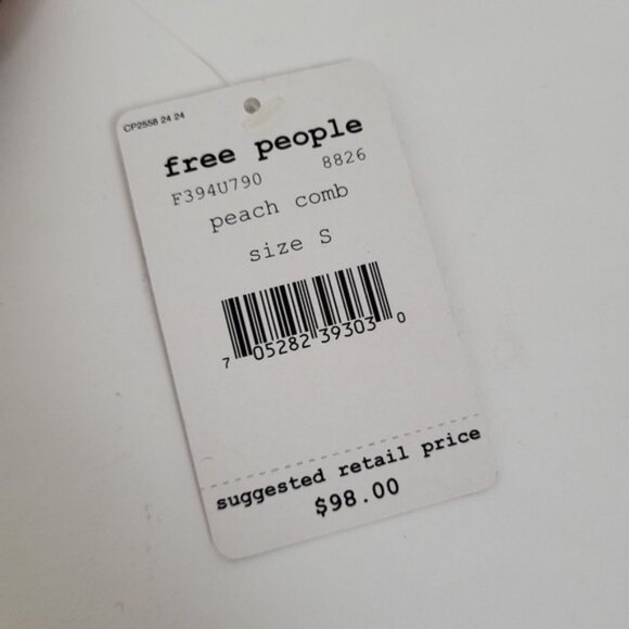 NWT Free People cowl neck camisole high low abstract lace trim halter top blouse - Picture 2 of 9